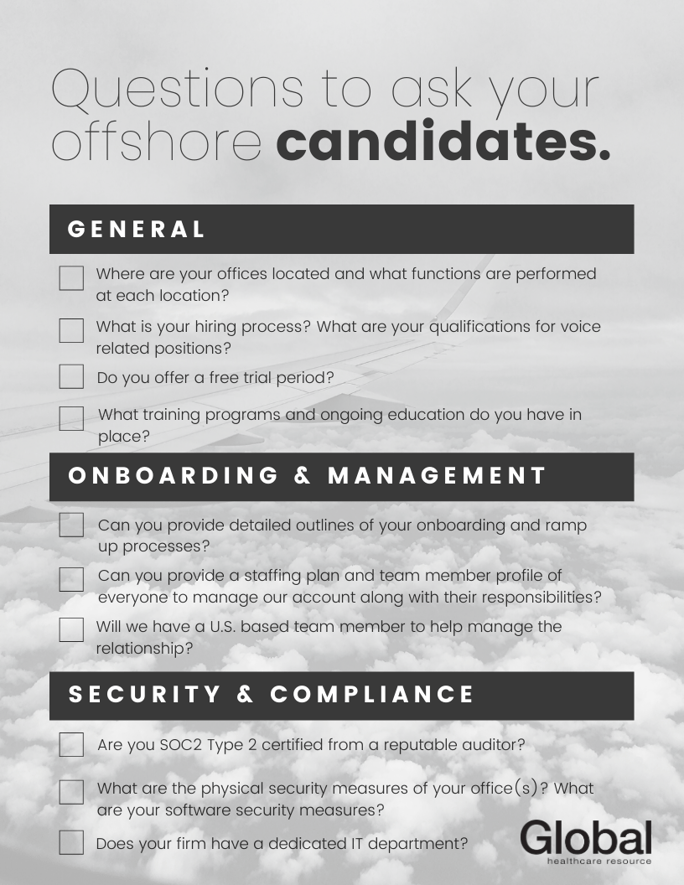 10 Questions To Ask Your Offshore Candidates | Offshoring